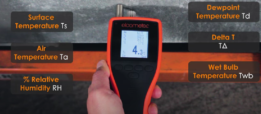 sử dụng máy đo điểm sương G319