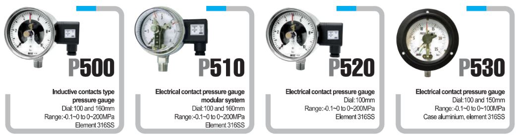 Đồng hồ đo áp suất - áp kê  - Pressure Gauge WISE Hàn Quốc