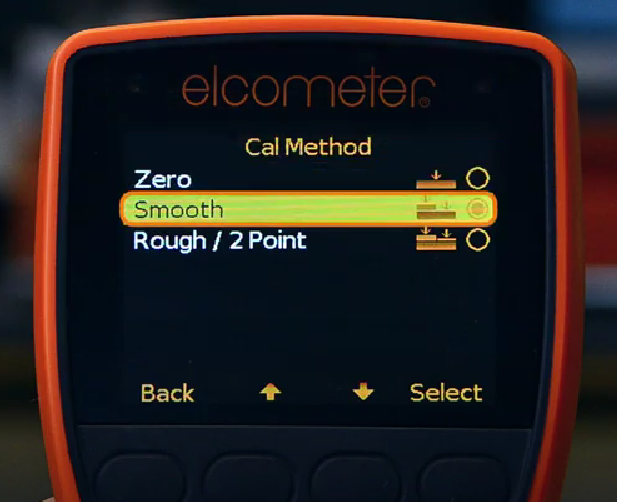 Hiệu chuẩn máy đo sơn elcometer 456 bằng phương pháp Smooth