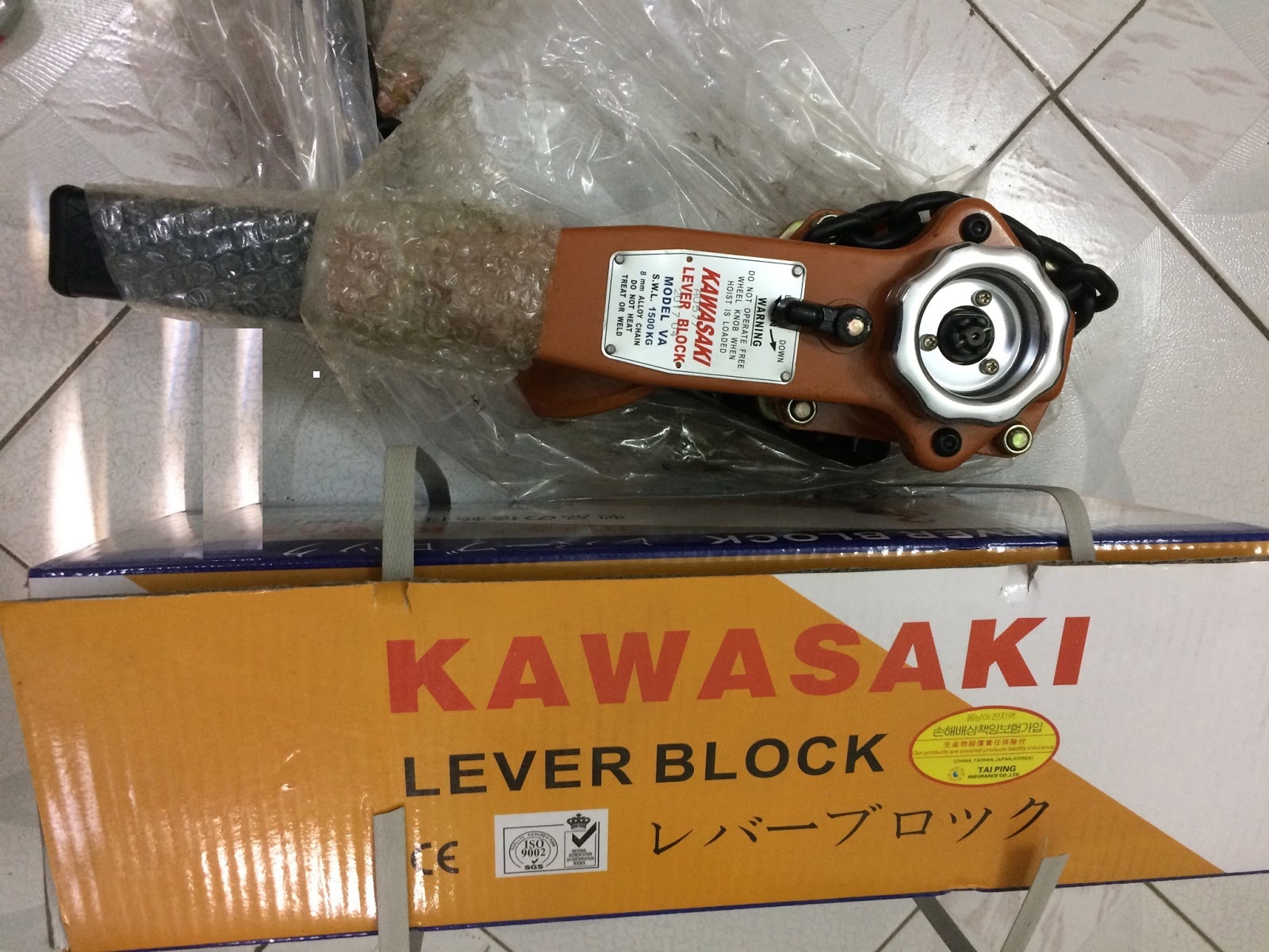 pa lăng kawasaki lever block