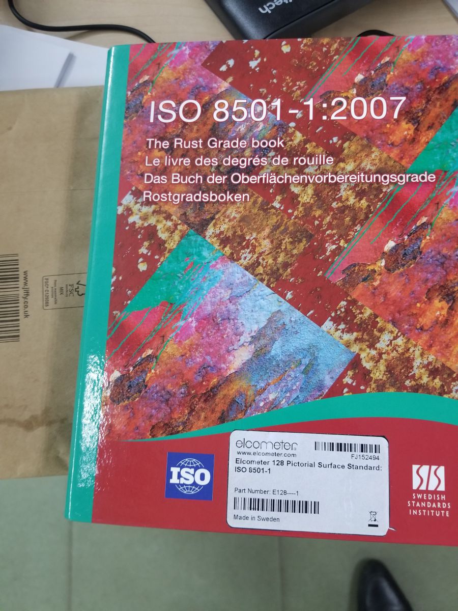 sách tiêu chuẩn bề mặt Iso 8501 e128